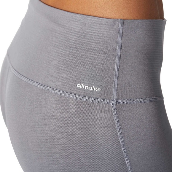 Adidas Ladies’ Ultimate Mid-rise 3/4 Embossed Tigh - Picture 5 of 5